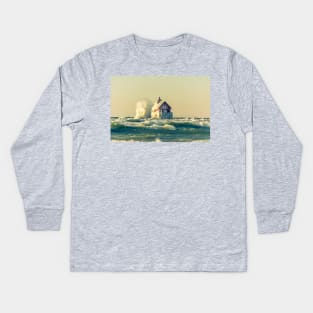 Winter Grand Haven Kids Long Sleeve T-Shirt